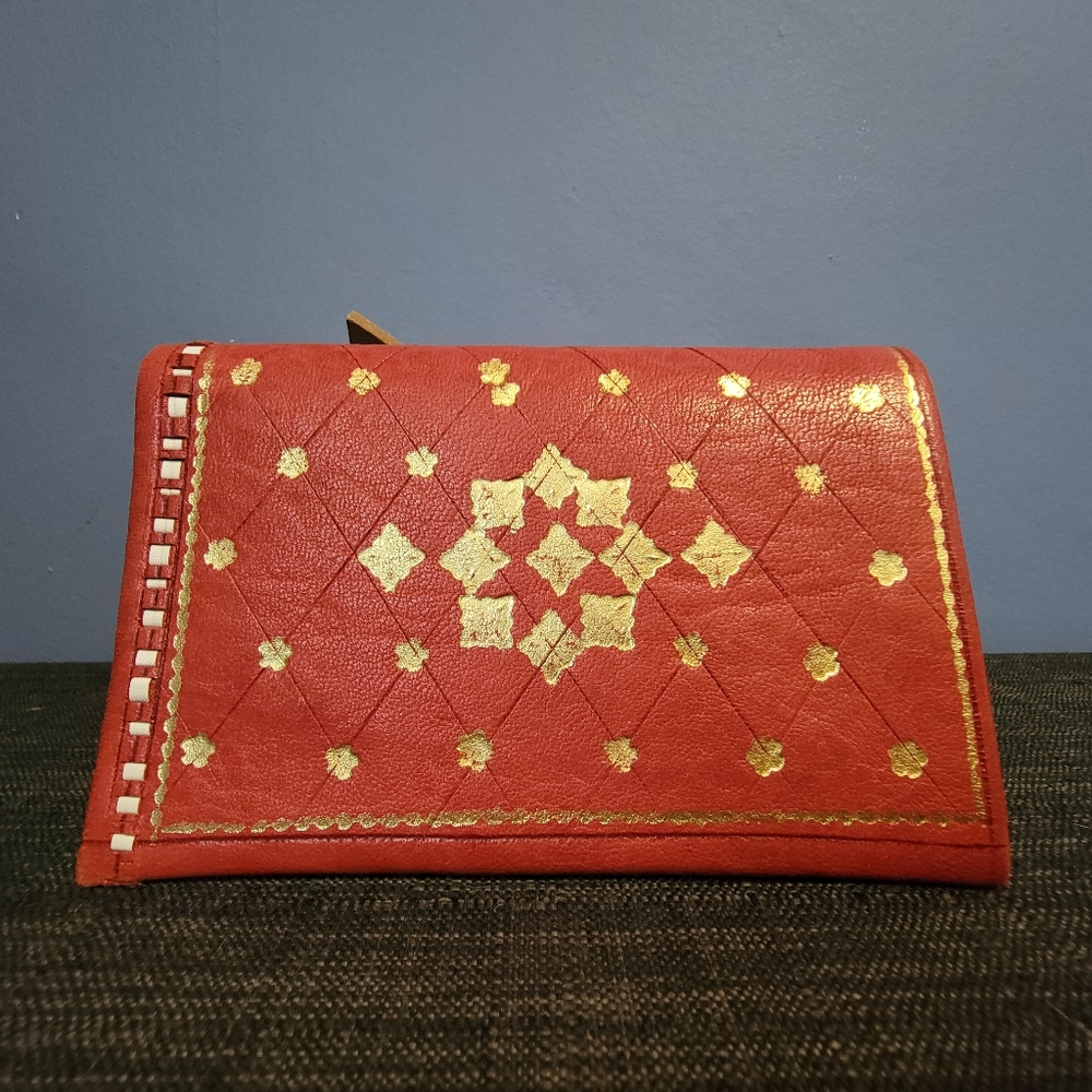 ❗CLOSET LIQUIDATION❗️Made in Morocco Red Wallet